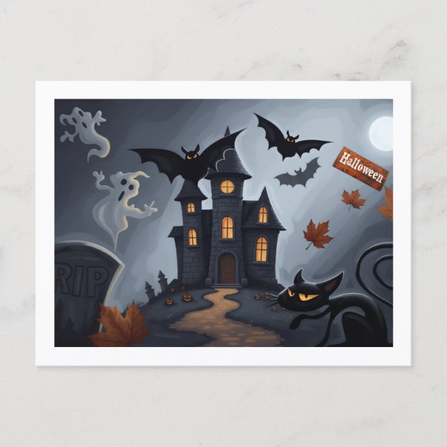Carte Postale Célébration d'Halloween  (Devant)