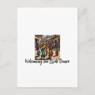 Carte Postale Célébration du retour de la mariée à la maison