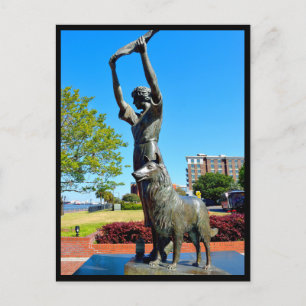 Carte Postale célèbre agitatrice à Savannah, Géorgie