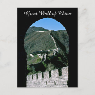 Carte Postale Célèbre Grande Muraille de Chine - Pékin, Asie
