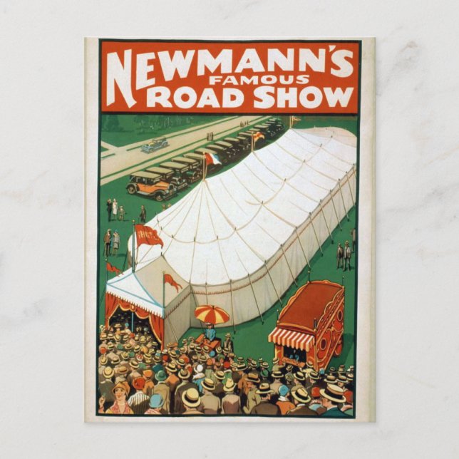 Carte Postale Célèbre Road Show des Newmanns (Devant)