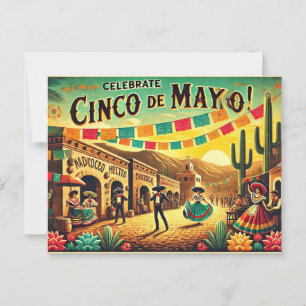 Carte Postale Célébrer le Cinco de Mayo