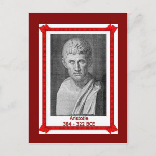 Carte Postale Célèbres gens, Aristote 384 - 322 BCE