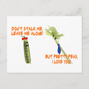 Carte Postale Celery Stalker & Jolies Peas