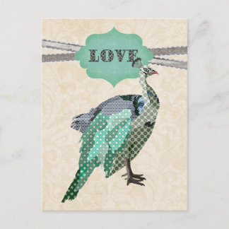 Carte postale Celeste Peacock LovePostcard