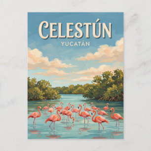 Carte Postale Celestún Mexique