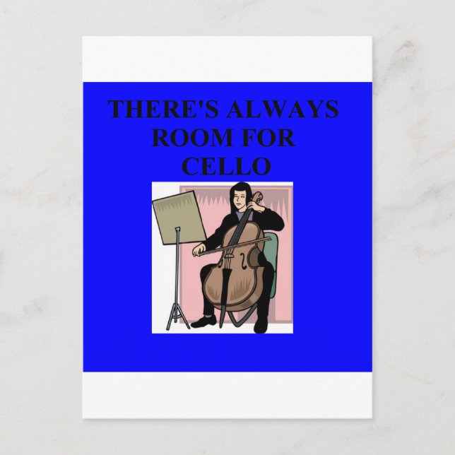 CARTE POSTALE CELLO (Devant)