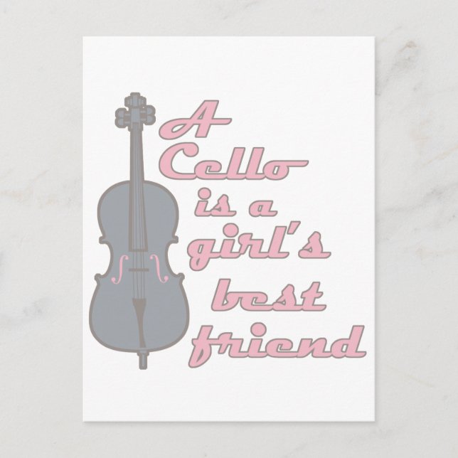 Carte Postale Cello Girl (Devant)