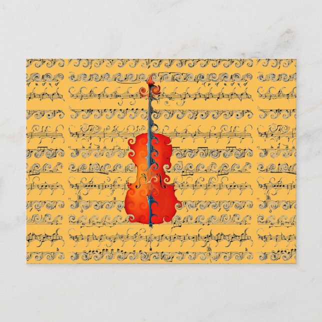 Carte Postale Cello & I Rock !_ (Devant)