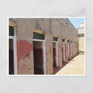 Carte Postale cellules de la prison de mandela