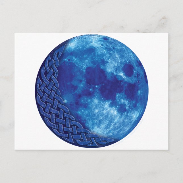 Carte Postale Celtic Blue Moon (Devant)