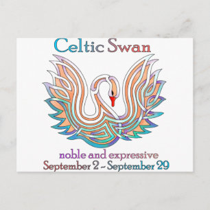 Carte Postale Celtic swan