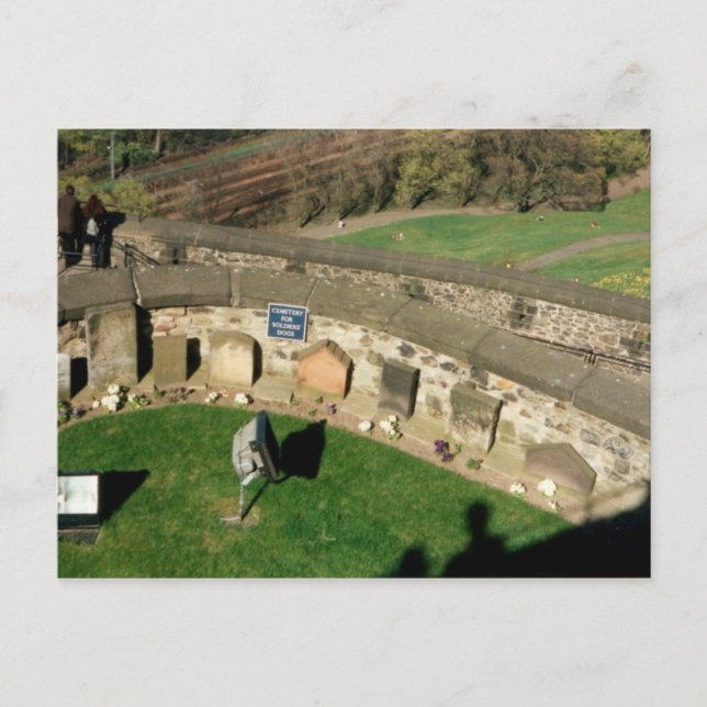 Carte Postale Cemetary for Soldier Dogs - Écosse (Devant)