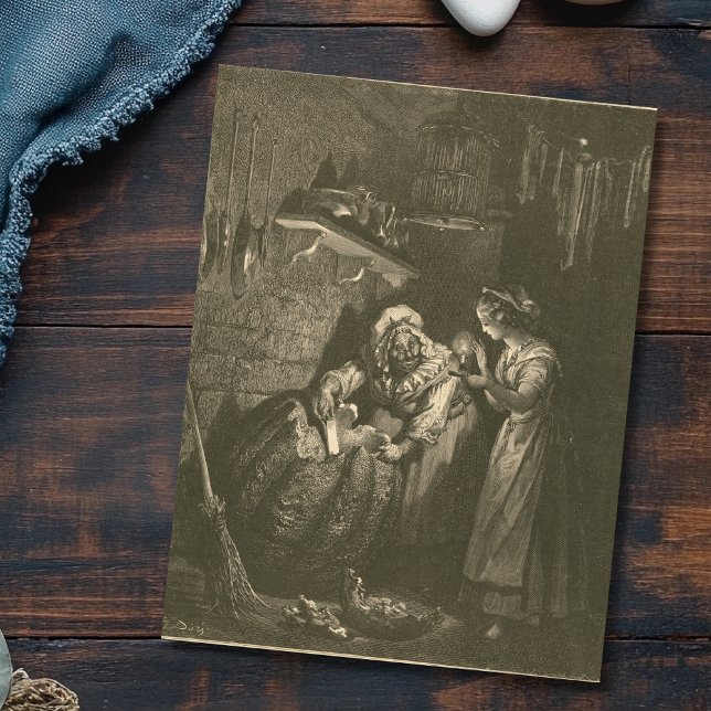 Carte Postale Cendrillon Citrouille - Gustave Doré (Créateur téléchargé)