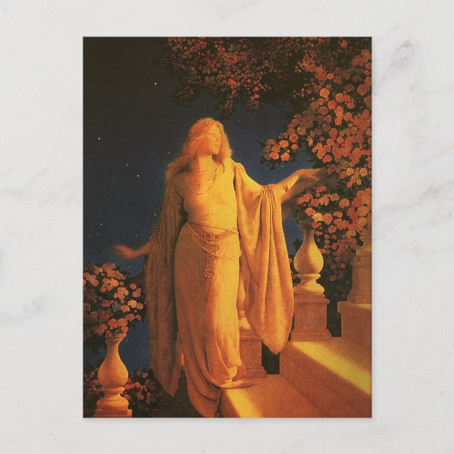 Carte Postale Cendrillon Maxfield Parrish Art (Devant)