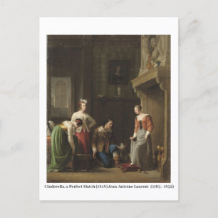 Carte Postale Cendrillon, une parfaite allumette (1818)