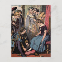 Cendrillon vintage raccord le chausson en verre