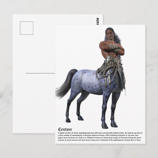 Carte Postale Centaur (Devant / Derrière)