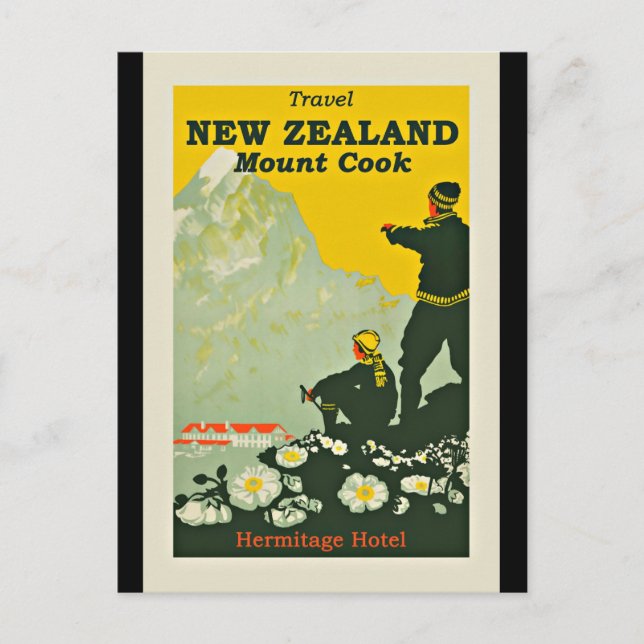 Carte Postale Centenaire de la Nouvelle-Zélande, (Devant)