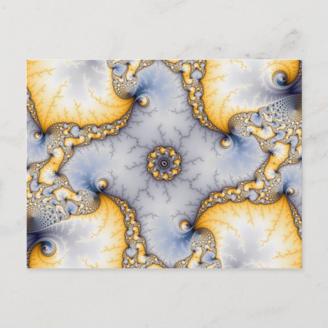 Carte Postale Central - Art fractal (Devant)