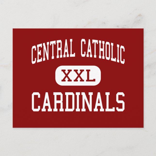 Carte Postale Central Catholic - Cardinaux - High - Reading (Devant)