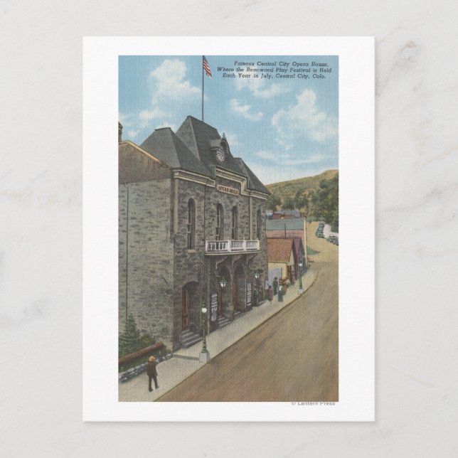 Carte Postale Central City, Colorado - City Opera House (Devant)