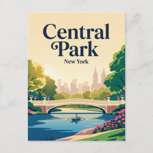 Carte Postale Central Park États-Unis