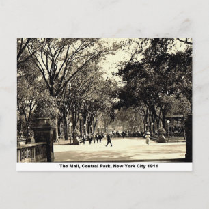 Carte Postale Central Park, New York City, Vintage
