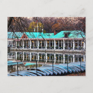 Carte Postale Central Park Rowboat Restaurant Boite