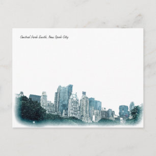 Carte postale "Central Park South" de New York
