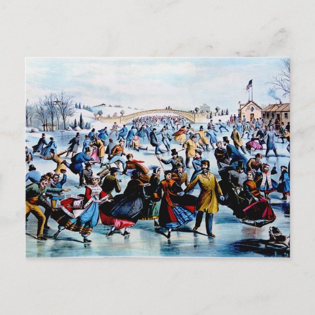 Carte Postale Central Park Winter Postcard (Devant)