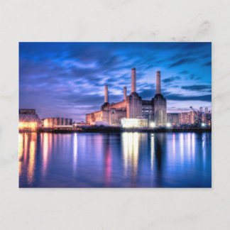 Carte Postale Centrale Battersea la nuit