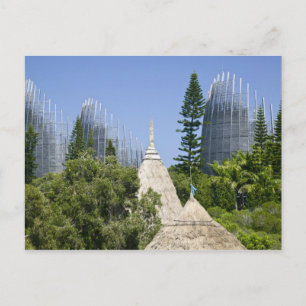 Carte Postale Centre culturel Tjibaou, Nouméa, Nouvelle-Calédoni