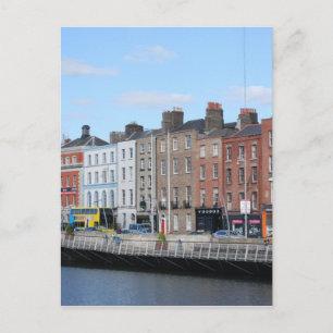 Carte Postale Centre de Dublin sur la Liffey