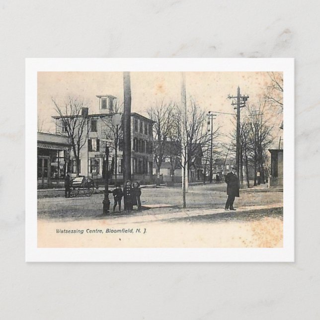 Carte Postale Centre de traitement des eaux, Bloomfield, New Jer (Devant)