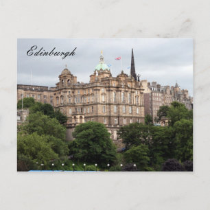 Carte Postale centre d'edinburgh