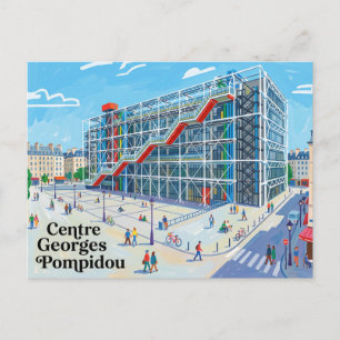 Carte Postale Centre Georges Pompidou France