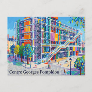 Carte Postale Centre Georges Pompidou France