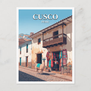 Carte Postale Centre Historique de Cusco Cadeau Voyage Pérou