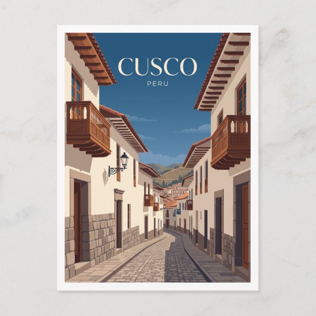 Carte Postale Centre historique de Cusco Pérou (Devant)