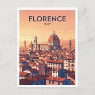 Carte Postale Centre Historique de Florence Italie Souvenir