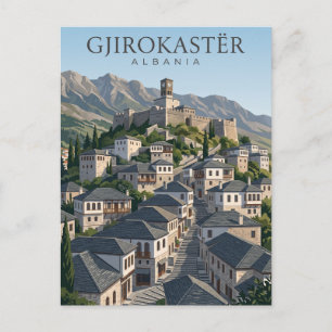 Carte Postale Centre historique de Gjirokaster Albanie