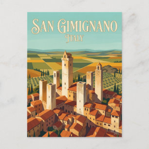 Carte Postale Centre historique de San Gimignano Italie