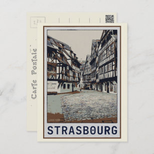 Carte Postale Centre historique de Strasbourg Illustration Franc