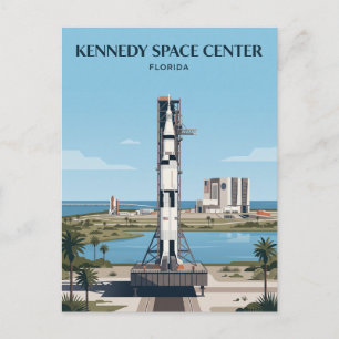 Carte Postale Centre spatial Kennedy Floride