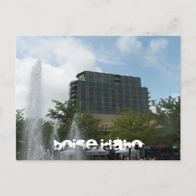 Carte Postale Centre-ville de Boise Idaho (Devant)