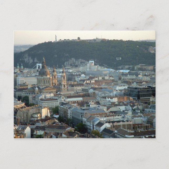 Carte Postale Centre-ville de Budapest (Devant)