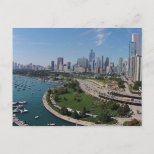 Carte Postale Centre-ville de Chicago
