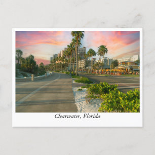 Carte Postale Centre-ville de Clearwater : Floride's Coastal Gem