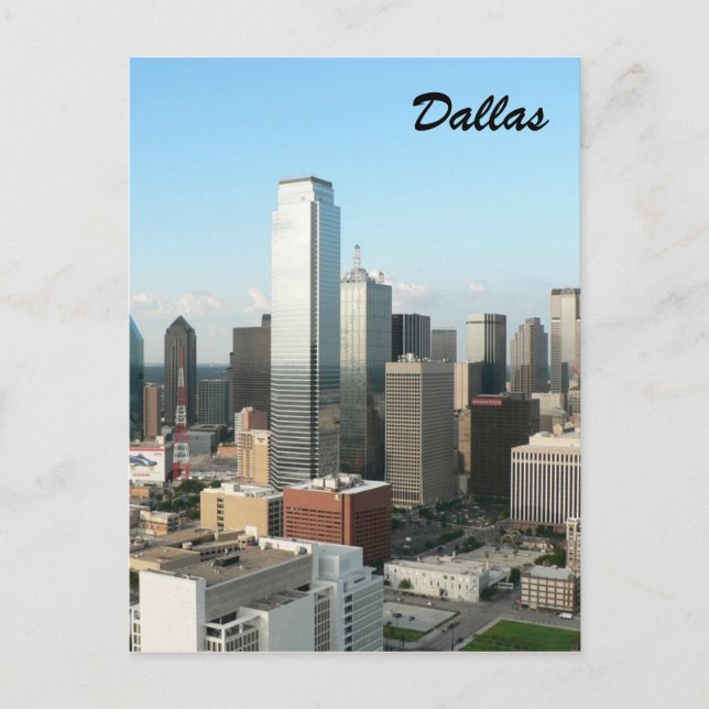 Carte Postale centre-ville de dallas (Devant)